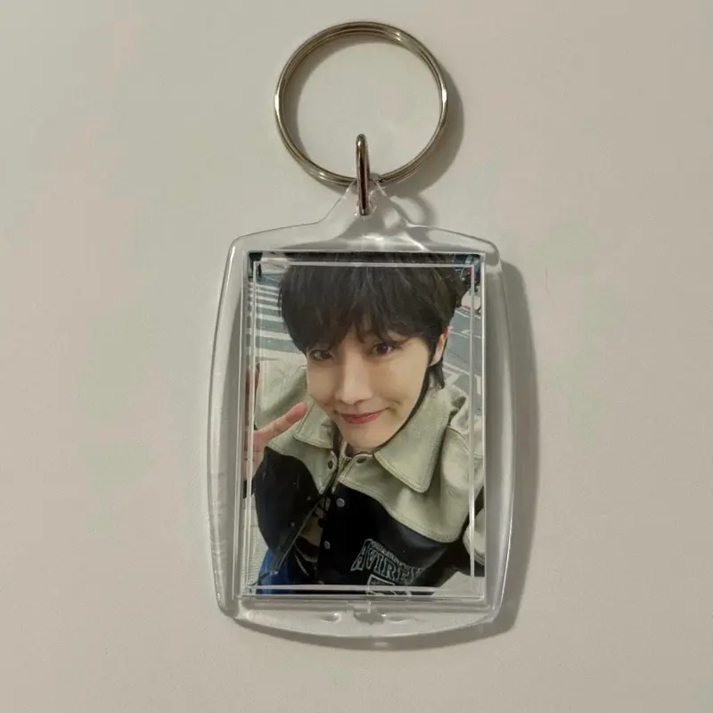 K-Pop Concert Member OT7 Fanmade Merch Photo Deco Accessory Acessories Acrylic Keychain Charm Keyring Bias