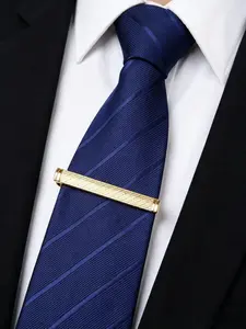 Men's Tie Clip, Simple Striped Business Style Accessory, Perfect for Suits and Shirts, Ideal Gift for Father, Husband, Boyfriend, Friend