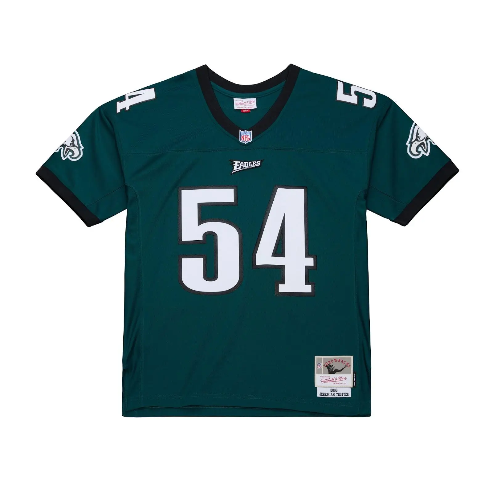 Jeremiah Trotter Philadelphia Eagles 2000 Midnight Green Legacy Jersey NFL Throwback Mitchell & Ness