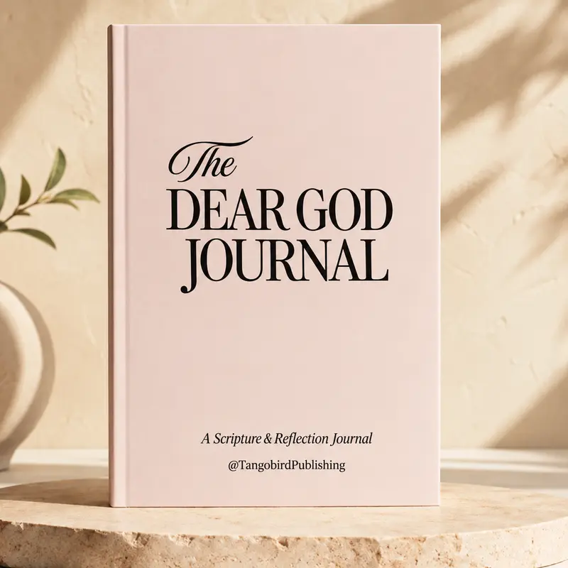 Dear God Journal – Christian Prayer & Scripture Reflection Journal | 80 Bible Verses & Guided Writing Prompts | Faith-Based Gratitude & Devotional Journal | Spiritual Growth & Prayer Book | Christian Gifts for Women & Men