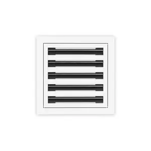 10 Inch - 5 Slot Linear Slot Diffusers - Modern AC Grilles - White