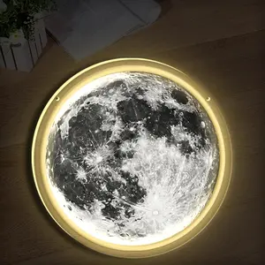 Moon Style Neon USB Plug-In Lamp, Adjustable Brightness, Perfect Gift for Astronomy Enthusiasts, Rich Color Match for Starry Room Decor
