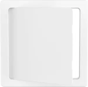 8x8 Access Panel for Drywall - Plumbing Access Panel, Ceiling Access Panel, Drywall Panel, Attic Access Door for Wall, Ceiling, Made from Impact-Resistant, UV-Stabilized Plastic (8"x8")