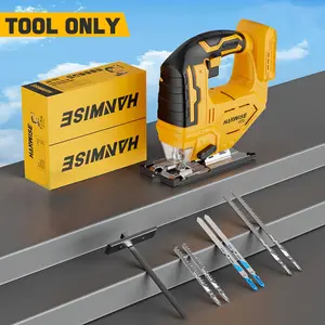 Brushless Curve Saw, Supports Straight/curved, Oblique/circular Cutting, With LED Work Light, 0 ° -45 ° Oblique Cutting, 3 Track Settings, Ergonomic Handle, Suitable For Wood Cutting, DIY Design - Woodworking Tools, Birthday Gifts