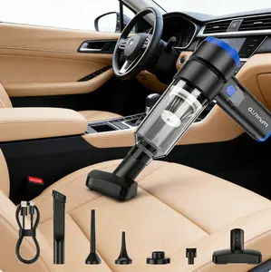 Wireless Handheld Car Vacuum Cleaner Rechargeable with Washable Dual Filtration Low Noise Portable for Cars and Home Interior Accessory