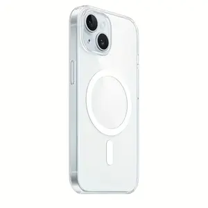 Magnetic Original Clear Case for iPhone 17 16 15 14 13 12 11 Pro Max Plus Wireless Charging Hard Cover