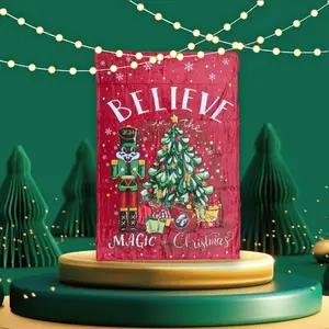 Buc-ee's 'Believe' Christmas Blanket - Soft & Cozy