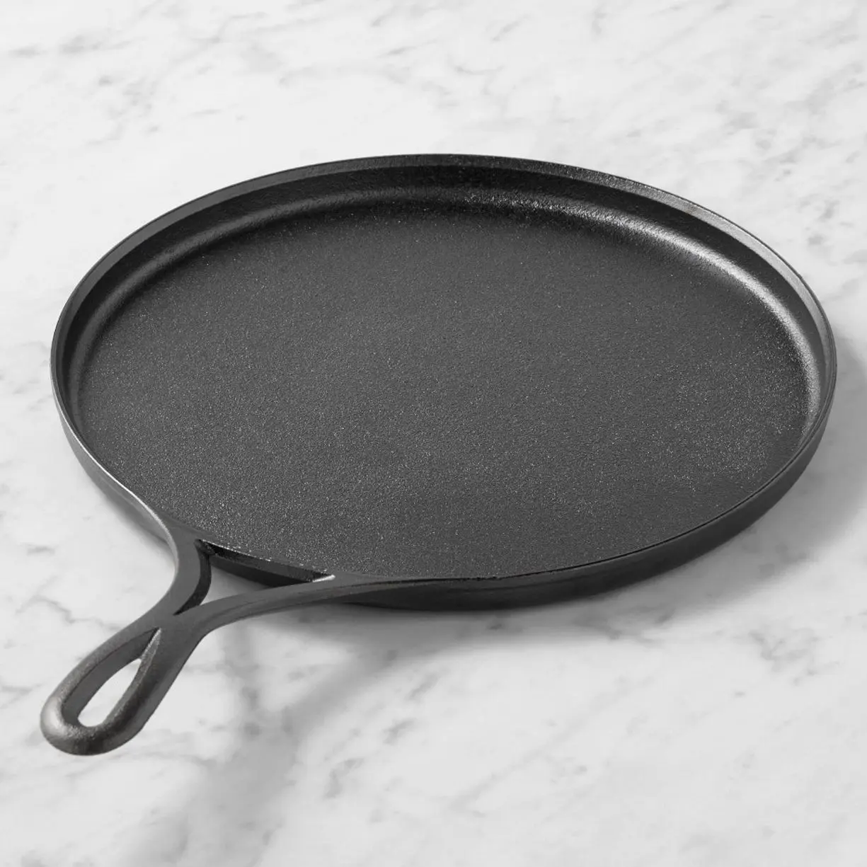 Lodge Blacklock Triple Seasoned Cast Iron Round Griddle - 11in Grill Cookware, Oven-Safe, Oil-Ready, Lightweight, Thin