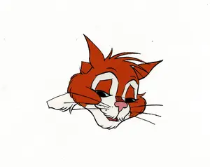 Yankee Doodle Cricket Harry the Cat by Chuck Jones 1975 Original Production Animation Cel With Studio Seal 44