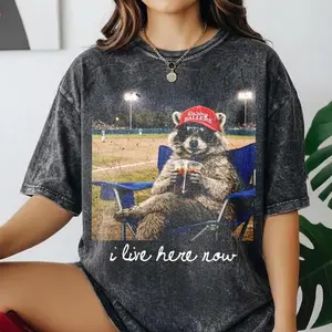 Comfort Colors Racoon Funny Ballfield Shirt, Baseball Mama Style Shirt, Raising Ballers Shirt, Travel Baseball Shirt Tournament, Softball Ball Mom Shirt