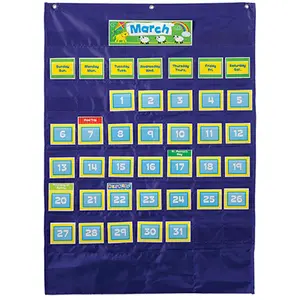 Carson Dellosa  Deluxe Calendar Pocket Chart