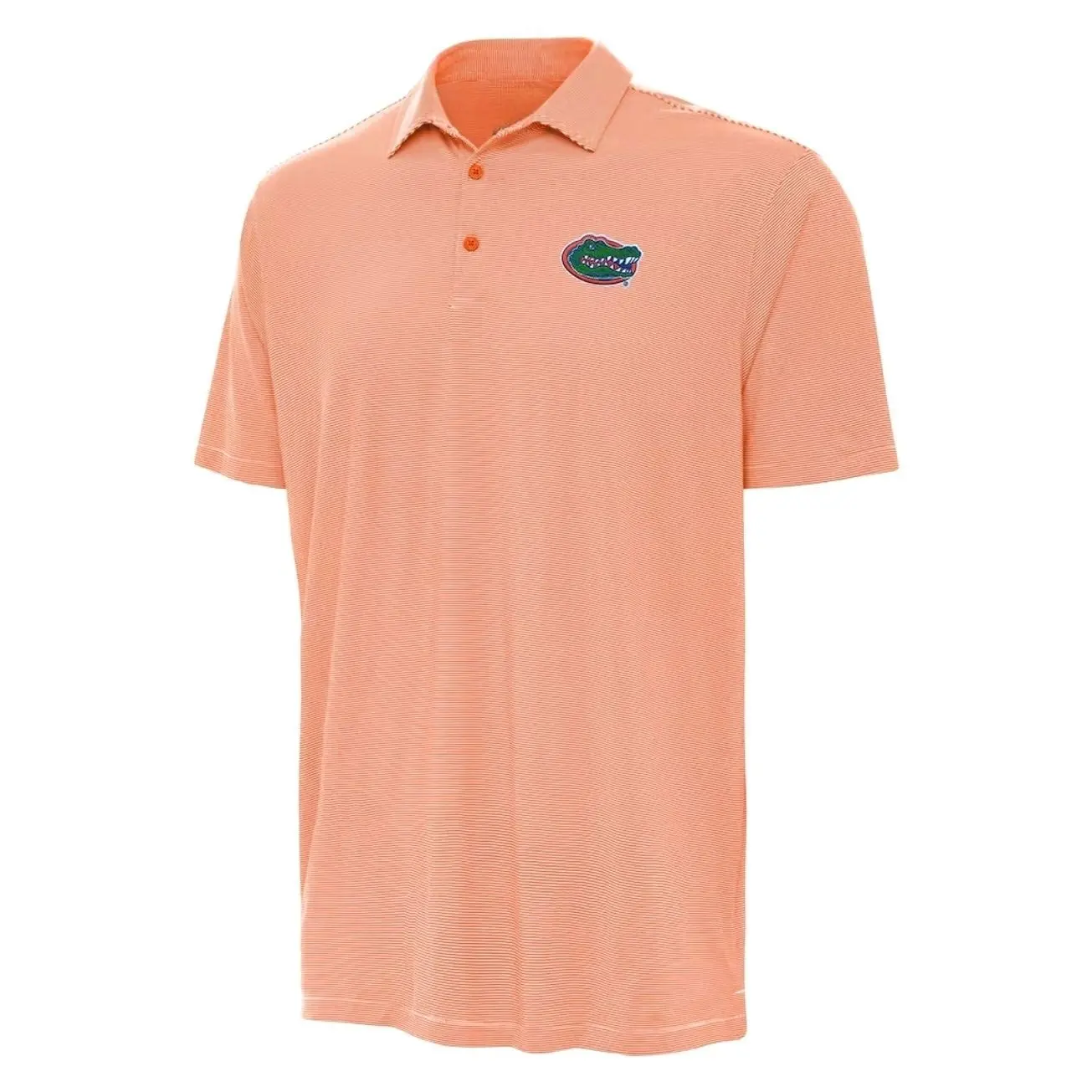College Florida State Gator College Antigua Twine Polo - Orange Short Sleeve Tee, Casual Collared Shirt Boatyard Button-Up Shirt Toile Teddy Polo