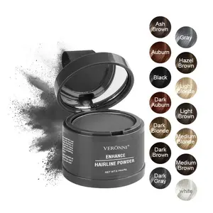 Hairline Shadow Powder, 2 Count Hairline Modifying Highlight Brown Powder, Hair Dye Hair Color Shadow, Professional Hair Styling Product for Women & Men, Haircare, Blonde Highlight Mixed, Hair Lightener, Root Touch Up