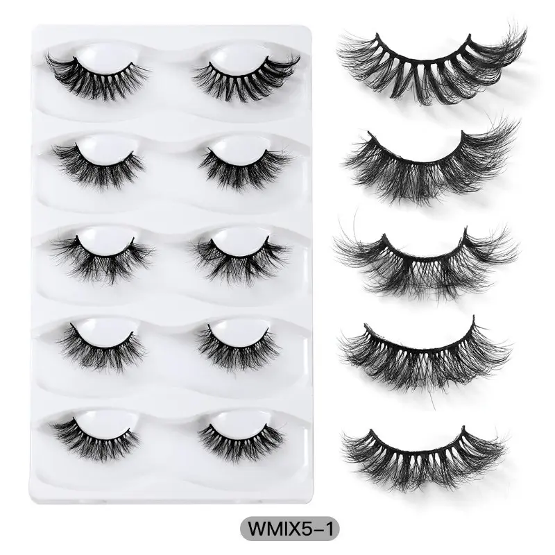 Luxurious Plush False Eyelashes, Mixed Cat Eye Effect, Dense Natural Look, Low Allergy, Reusable, Perfect Makeup, Individual False Eyelash