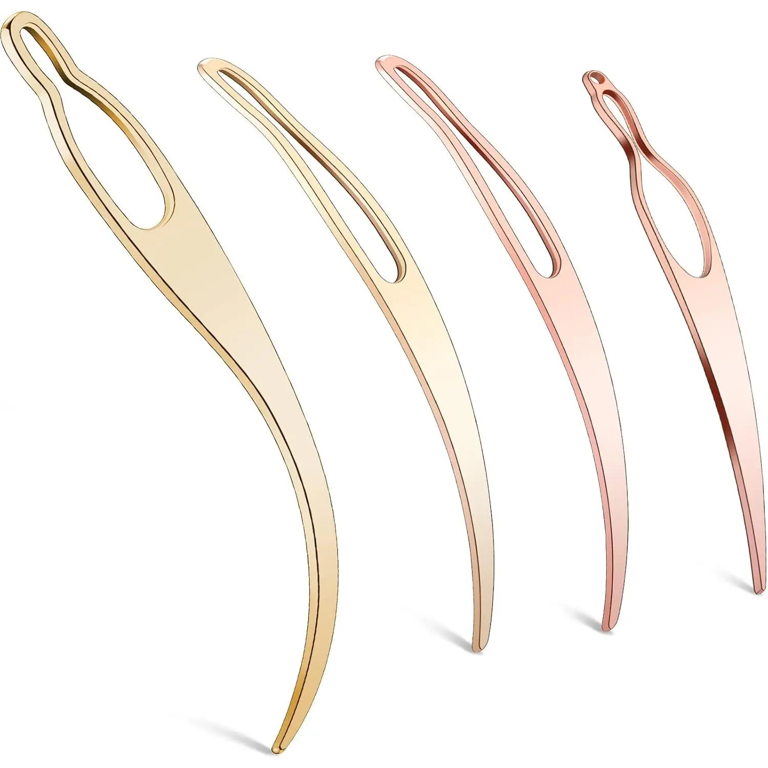 4 count Sisterlock Retighten Tool, Dreadlock Tool for Hair, Dreadlock Crochet , Loc Crochet  for Hair Extensions Styling Loc Maintenance(Rose , )