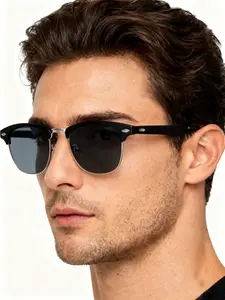 Sunglasses Fashion Accessory, Model Style Pairing, Suitable for School Work, Elegant Oxford Intellectual Look, Daily Wear Decor