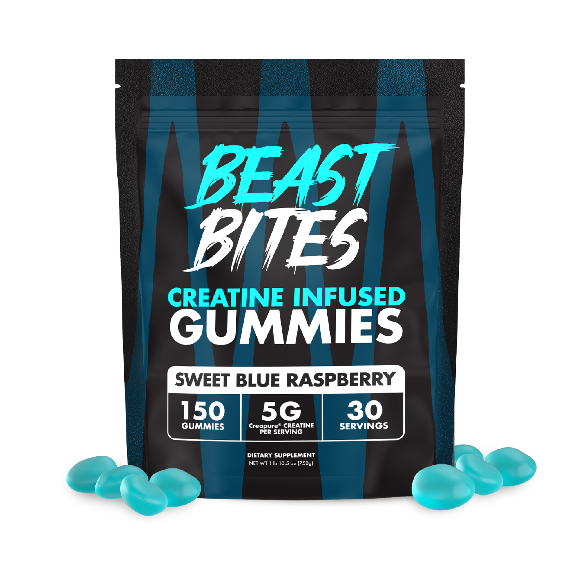 Creatine Infused Gummies - Beast Bites (Made with Creapure & NSF Certified for Sport)