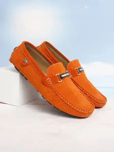 Men's New Casual PU Leather Loafers | Slip-On Design, Ultra Comfortable Pointed Flat Shoes with Non-Slip Sole. Lightweight, Durable & Wear-Resistant for Daily Walking, Home Relaxing and All-Day Casual Wear.