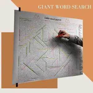 Giant Mountain Themed Word Search - Perfect Puzzle for Family Getaways and Airbnb Rentals