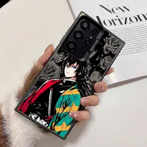 Demon Slayer Anime Cute Fashion Cover For Samsung Galaxy S25 S24 S23 S22 S21 FE Ultra Plus 4G 5G Ultra Plus Colorful Phone Case Colorful Cellphone Casing