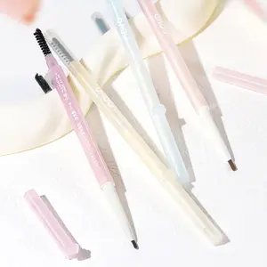 Rumilife Rotating Eyebrow Pencil Precise Shaping for Natural Airy and Defined Brows with Dual-Ended Brush for Easy Application