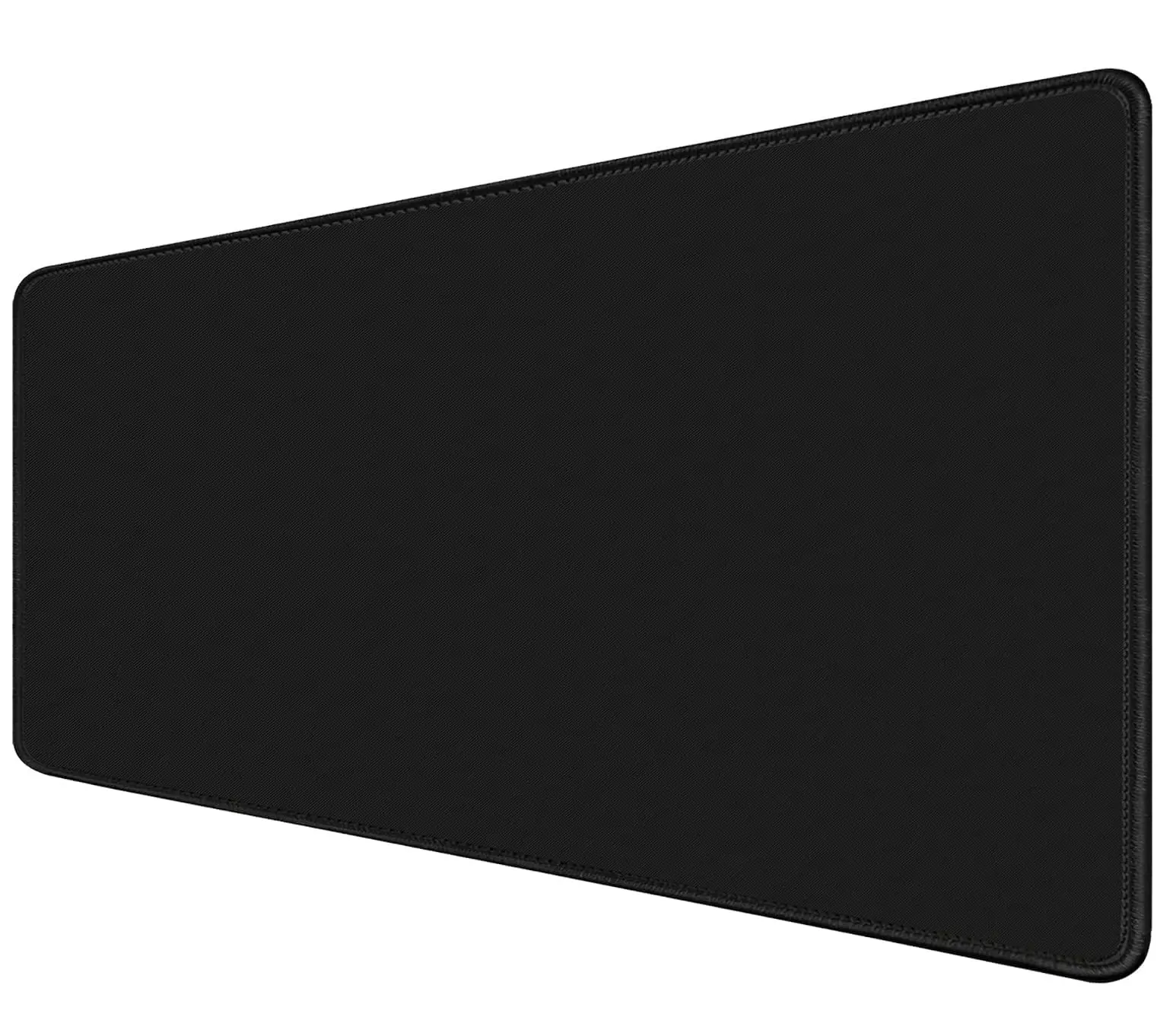 Large Gaming Desk Mouse Pad XXL Extended Keyboard Mouse Mat 31.5" x 15.7" Non-Slip Waterproof Rubber Base with Stitched Edges – Black