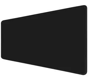 Large Gaming Desk Mouse Pad XXL Extended Keyboard Mouse Mat 31.5" x 15.7" Non-Slip Waterproof Rubber Base with Stitched Edges – Black