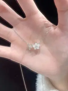 Elegant Sakura Necklace for Women, Unique Cherry Blossom Clavicle Chain, Trendy Necklaces & Accessories for Girls, New Arrival Jewelry 2026