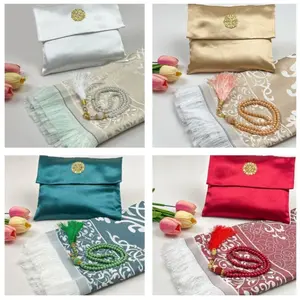 Muslim Prayer Mat Set with Tasbih.