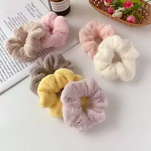 Velvet Hair Scrunchies Scrunchy Hair Ties Elastic Hair Bands Ropes Scrunchie for Women or Girls Hair Accessories