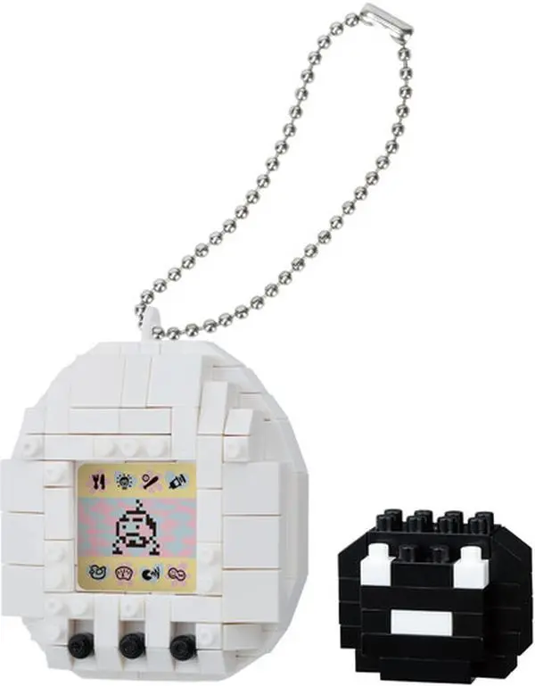 Nanoblock - Tamagotchi - Character Collection - First Generation Tamagotchi Building Kit (White)  [COLLECTIBLES] Brick, Collectible