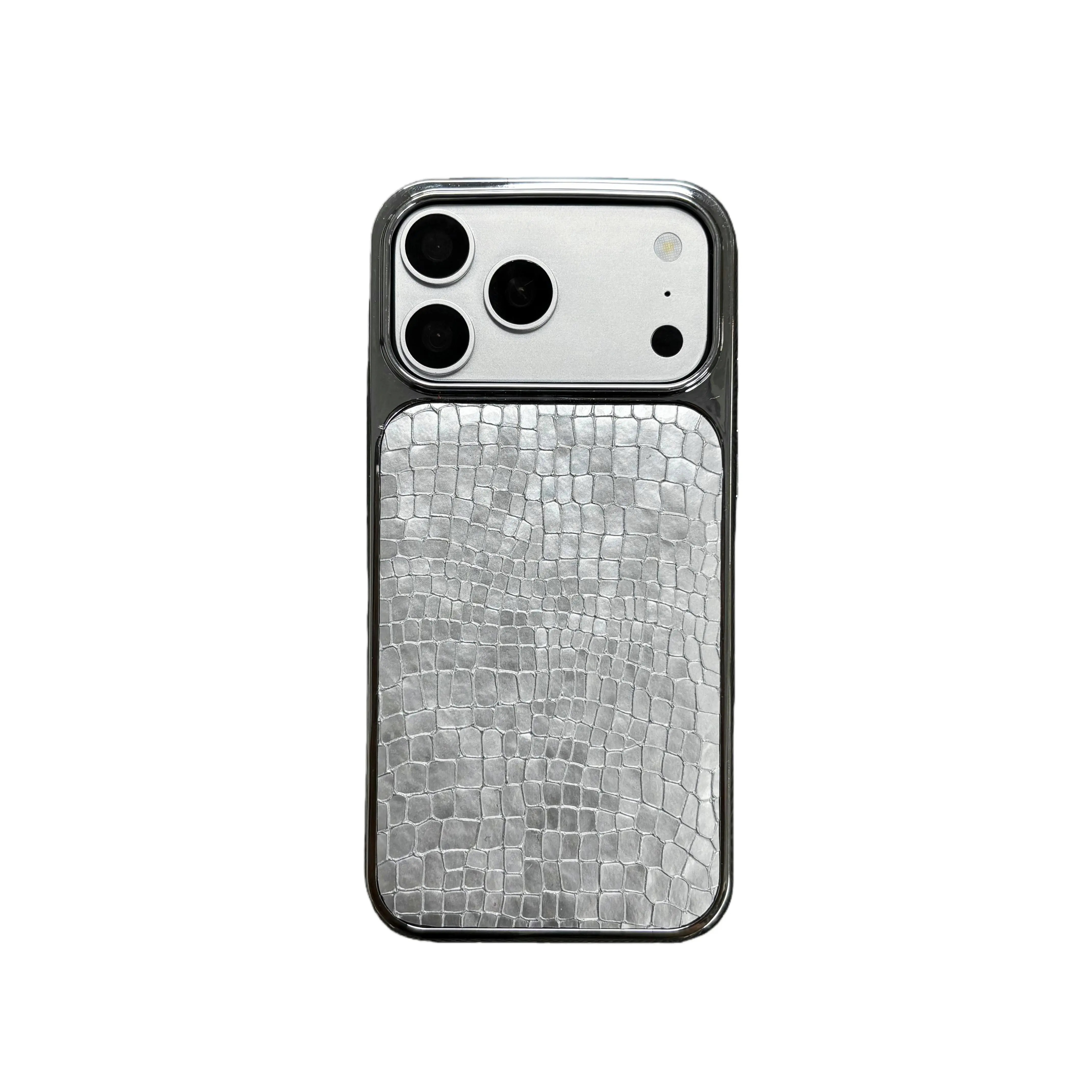 Leather Texture Anti-Drop Protective Case for iPhone 17/14 Pro - High-End Phone Accessories, Smartphone Cover for Device Protection summerwins