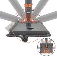 Baseboard Cleaner Tool With Long Handle Wall Cleaner Mop With Extendable Handle 6 Reusable Mop Pads Duster Cleaning Tools For Baseboard Floor Door Molding Skirting Board Ceiling Wall Window Tile Adjustable,Christmas Gift