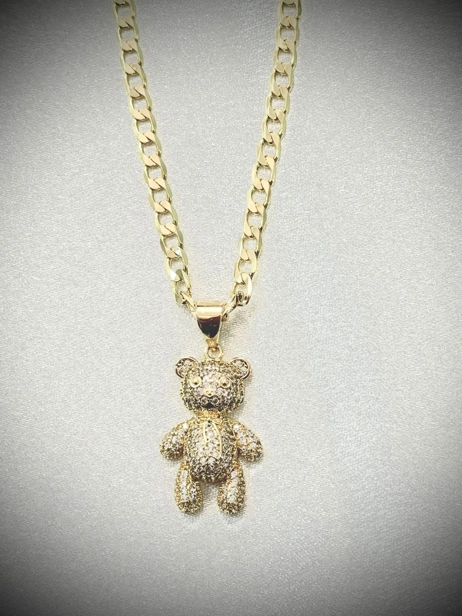 Costume Jewelry Bear Pendant Necklace, 18-in Fashion Accessory