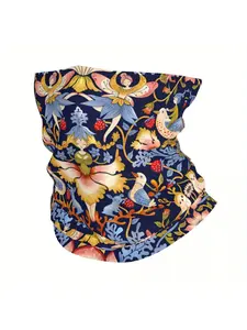 BIIHUDU Men' Multi-Functional Thin Victorian Scarf Neckerchief & Face Mask - Lightweight Convertible Headwear, Neck / Weather