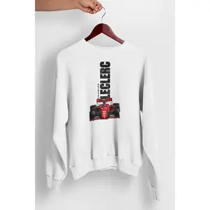 Charles Leclerc T-Shirt, Leclerc Long Sleeves Tee, Scuderia Team Sweatshirt, Racing Driver Shirt, Charles Leclerc Long Sleeves Tee