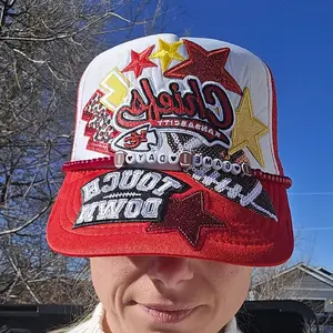 Custom Trucker Hat- Unlimited Patches and a Chain