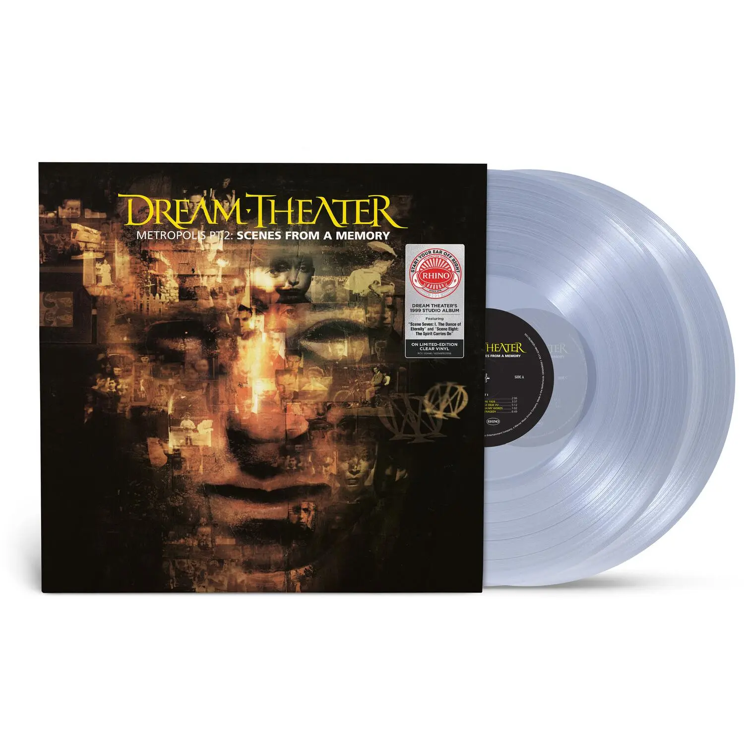 Dream Theater - Metropolis, Pt. 2: Scenes From A Memory  [VINYL RECORD - LP] Clear Vinyl, 140 Gram Vinyl