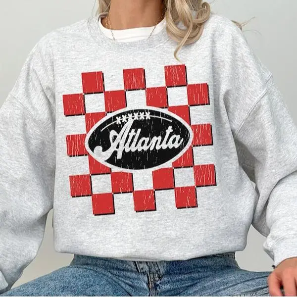 Retro Atlanta Football Crewneck Sweatshirt, Vintage Falcons Tee, Youth Shirt, Classic Fan Gift