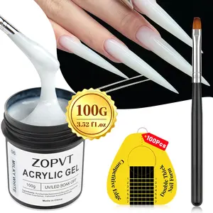 3-Piece Nail Gel Set, Transparent Nude Milky, Hardening Extension Gel, Acrylic Soft Gel, DIY Manicure Kit, Strengthening Nail Care
