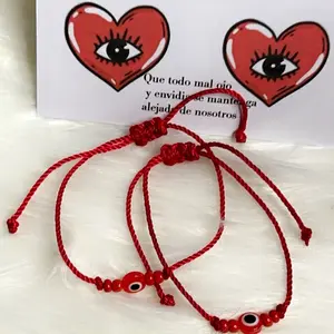 Set ojito red Bracelets boyfriend valentine