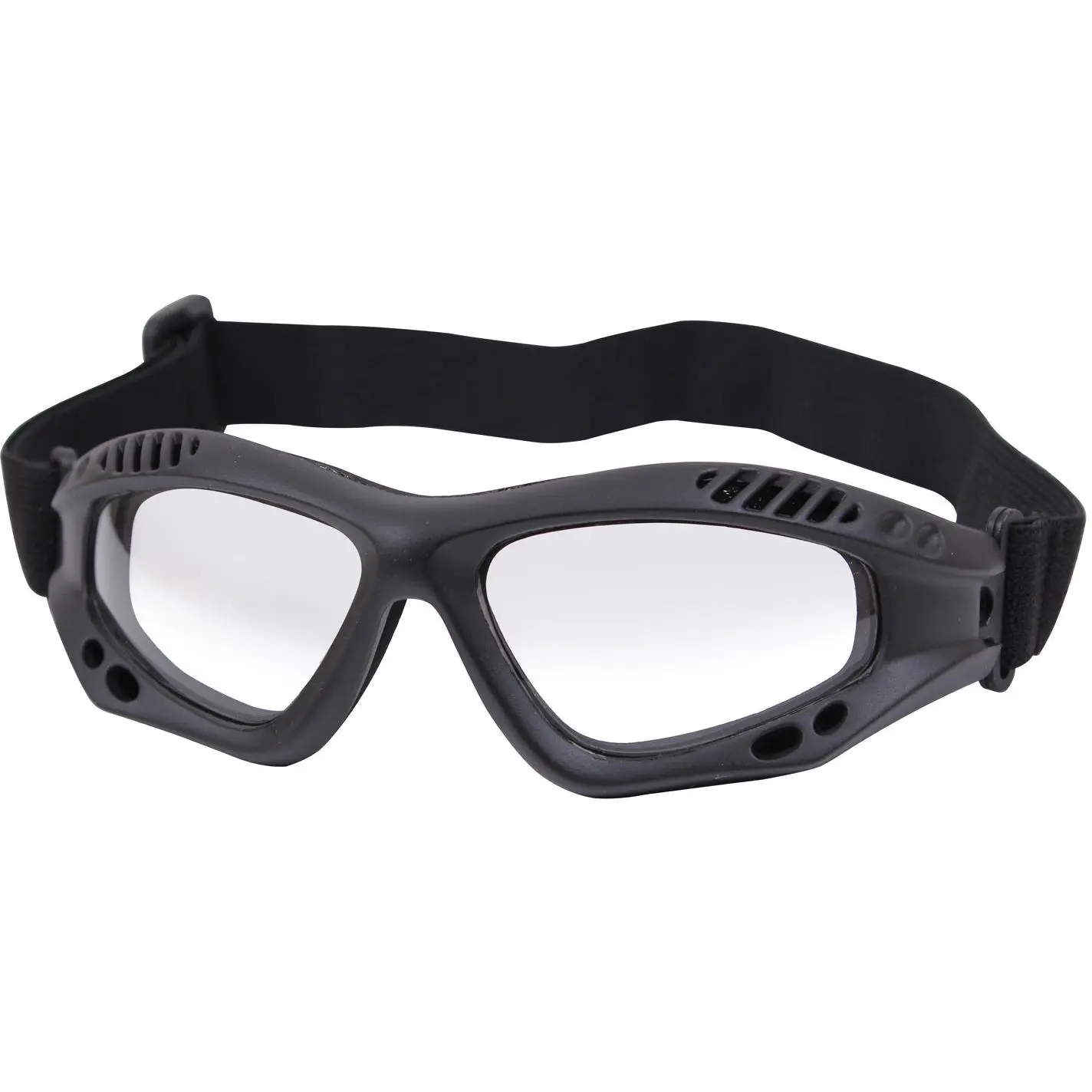 Black / Clear ANSI Rated Tactical Goggles Black / Clear ANSI Rated Tactical Goggles