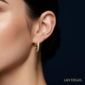 LG029 Radiant Loop M Earrings LG029 Radiant Loop M Earrings