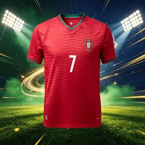 2026 Portugal 7# Cristiano Ronaldo Short And Long Sleeve Soccer Jersey Fans Version Breathable