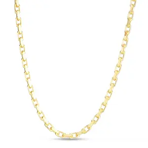 10K Gold 3.6mm French Cable Chain