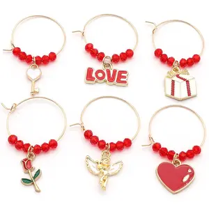 Valentine's Day Wine Charms | Celebrate Love