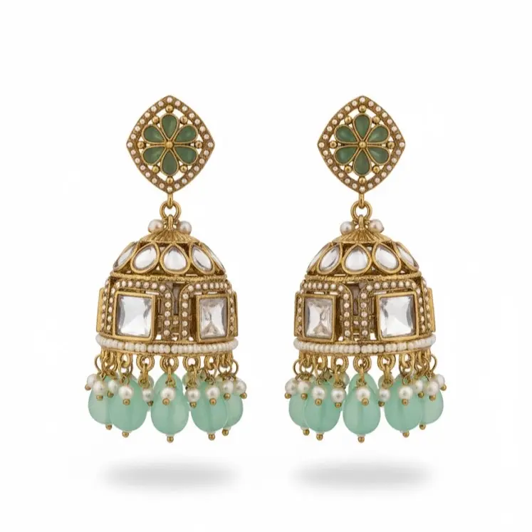Kundan earrings