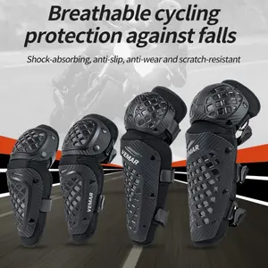 4PCS/Set Vemar Motorcycle Knee Guard Elbow Pads Protective Gear for Motocross Off-Road MTB Dirt Bike Outdoor Sports