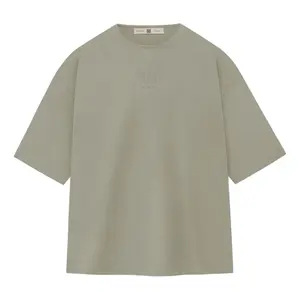 adidas Mens Fear Of God Athletics Crew Neck Short Sleeve Casual Tops Casual - Grey