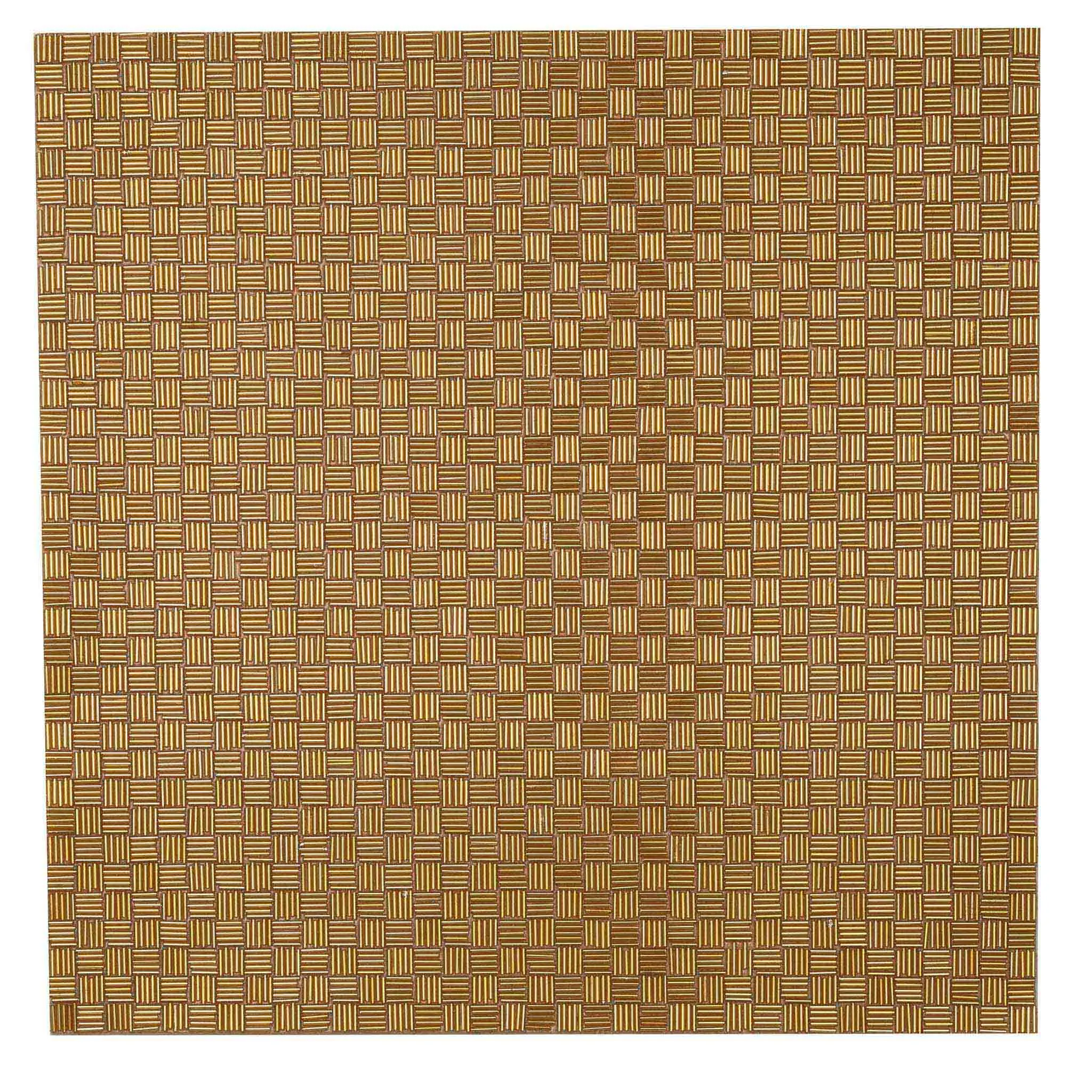 Gilded Square Beaded Placemat